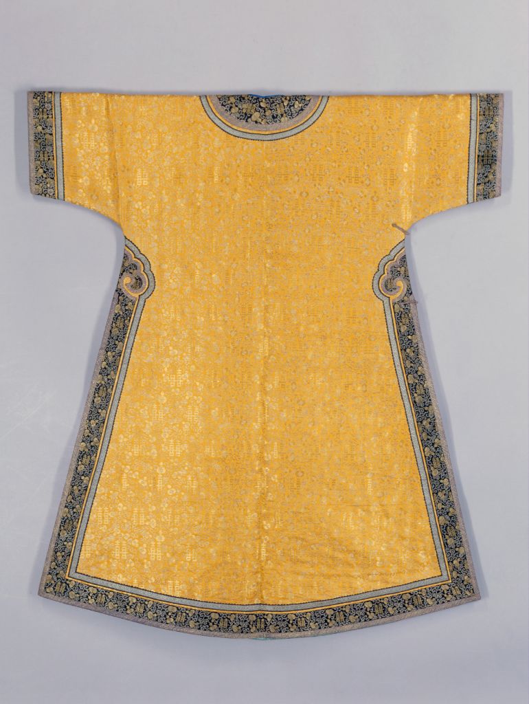 图片[2]-Yellow Gourd Double Happiness Weaving Gold Silk Cotton ‘0611’ Clothes-China Archive